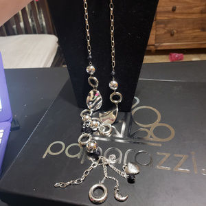 Silver Necklace w/ Earrings